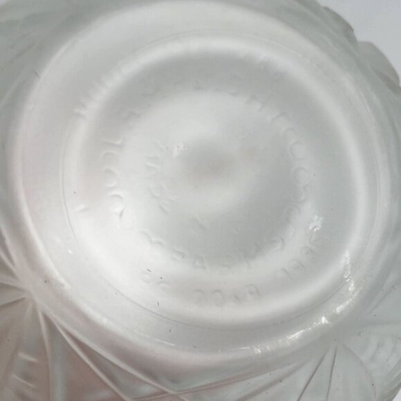 Frosted Glass Lamplight Farms Oil Lamp Embossed Floral Details Clear Chimney VTG - Picture 11 of 12